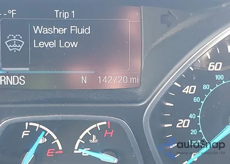 2016 Ford Escape Se из США, поврежденный, VIN 1FMCU9GX1GUB78619